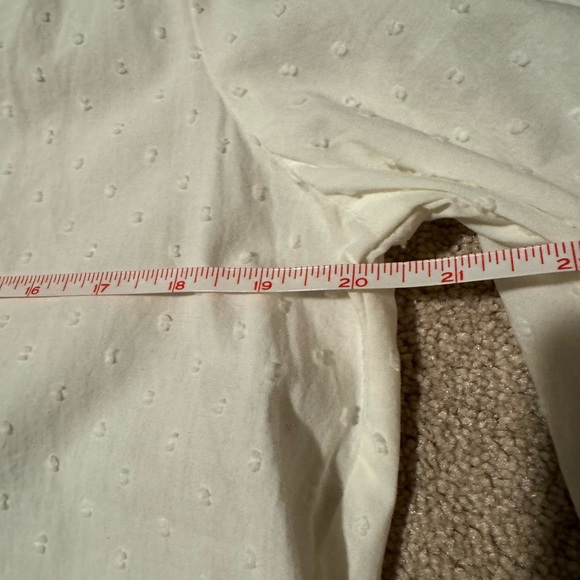 GAP L Ivory Long Sleeve Light Top NWT - Picture 4 of 9